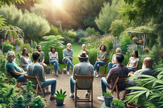 Un groupe de patients atteints de cancer