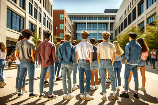 Un groupe d'adolescents