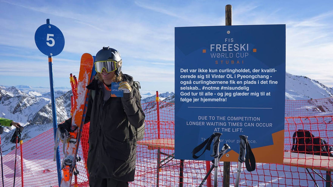 Nous sponsorisons fièrement le meilleur skieur du Danemark