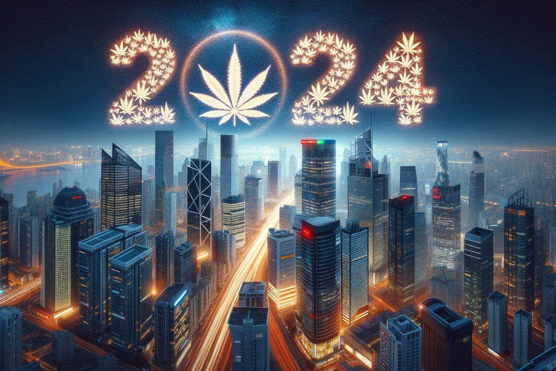 2024 avec cannabis leaf