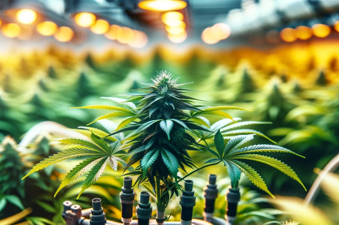 Un plant de cannabis