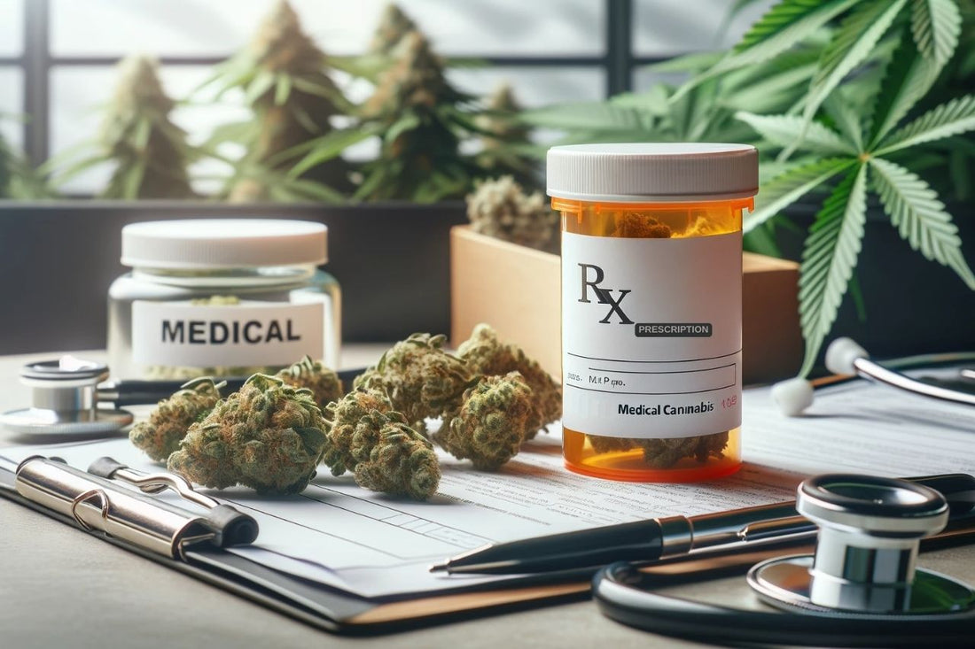 Le cannabis médical à la table d'un médecin