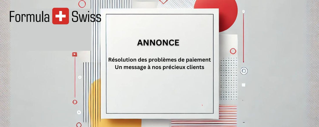 Message à nos précieux clients