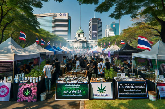 Foire au cannabis en Thaïlande