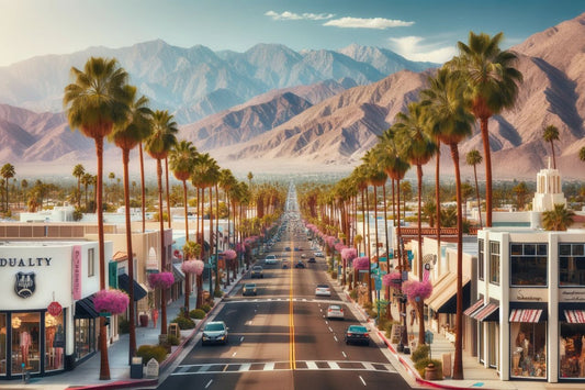 Paysage de Palm Springs, Californie