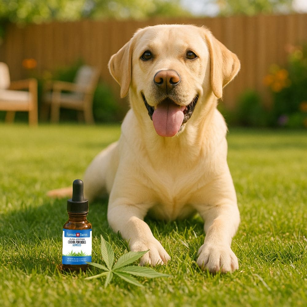 Huile de CBD pour chiens graines de chanvre