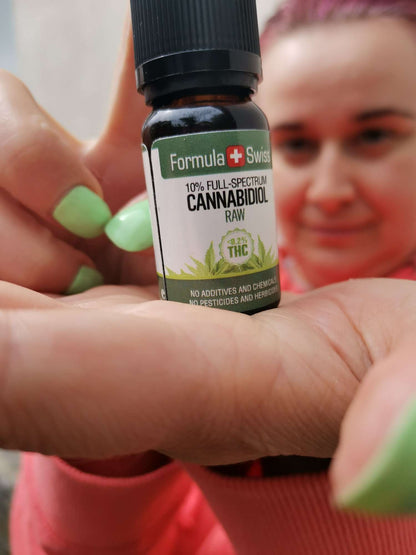 Formule Huile de CBD RAW biologique suisse