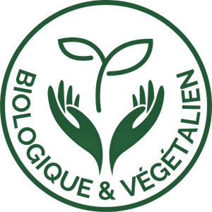 CBD logo biologique et végétalien